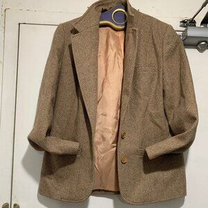 VINTAGE BERNARD PERRE TWEED BLAZER/JACKETS SIZE 12